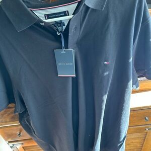 Tommy Hilfiger Men's Polo in Classic Black. Make An Offer!!
